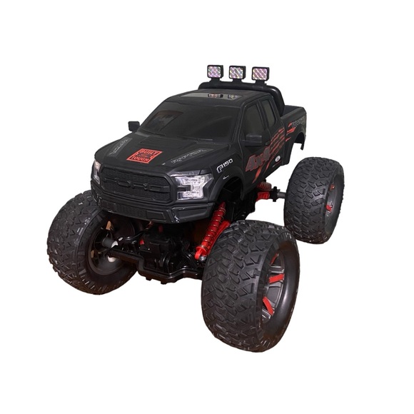 New Bright Ford F-150 Raptor RC Truck Black Crawler No Remote Untested 1:10 - Picture 1 of 6